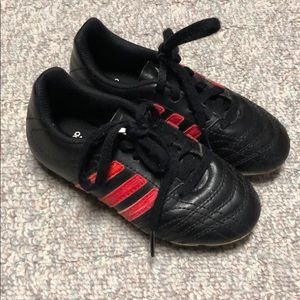 Kids size 11 soccer shoes.